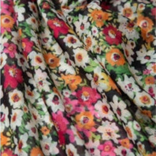 Zova Stuff Multicolor Floral Print Lightweight Fashion Scarf