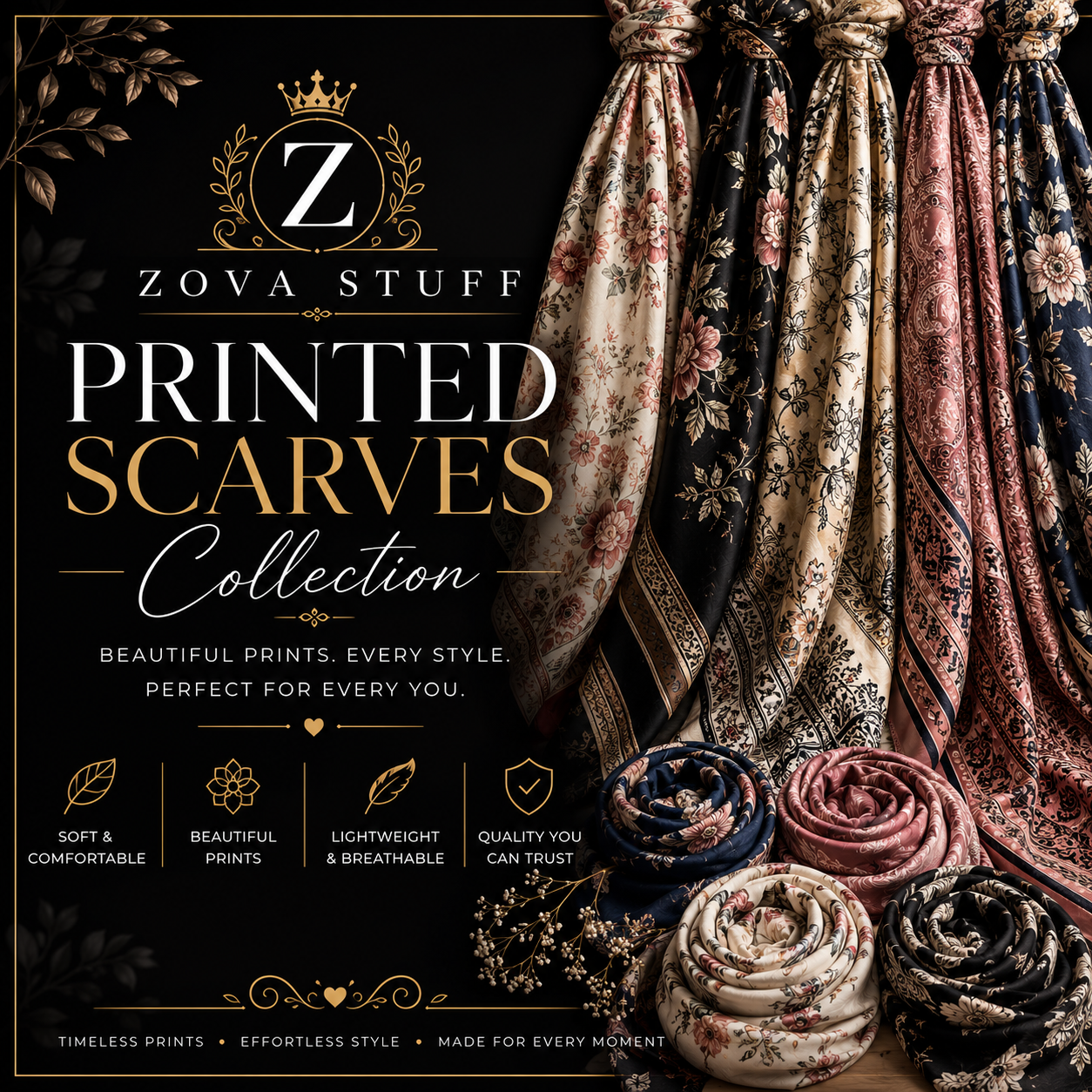 Printed Scarves Collection